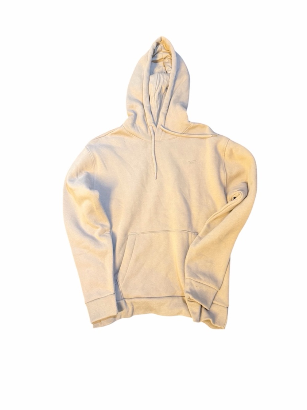 Hollister Men’s Light Brown Hoodie Size S